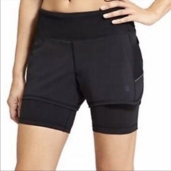 Athlete Ready Set Go Run 2 in 1 Compression Shorts - Picture 3 of 9